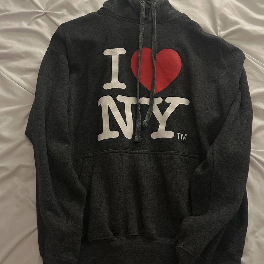Classic I Love NY Black Hoodie